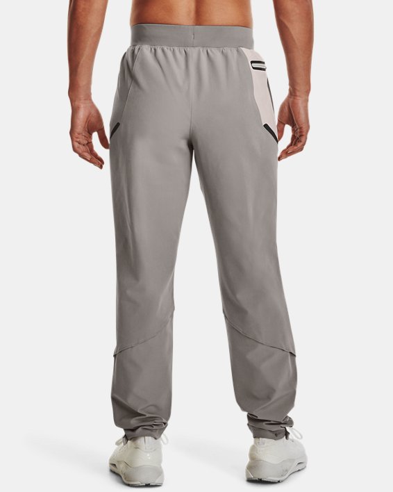 Men's UA Unstoppable Brushed Pants, Gray, pdpMainDesktop image number 1